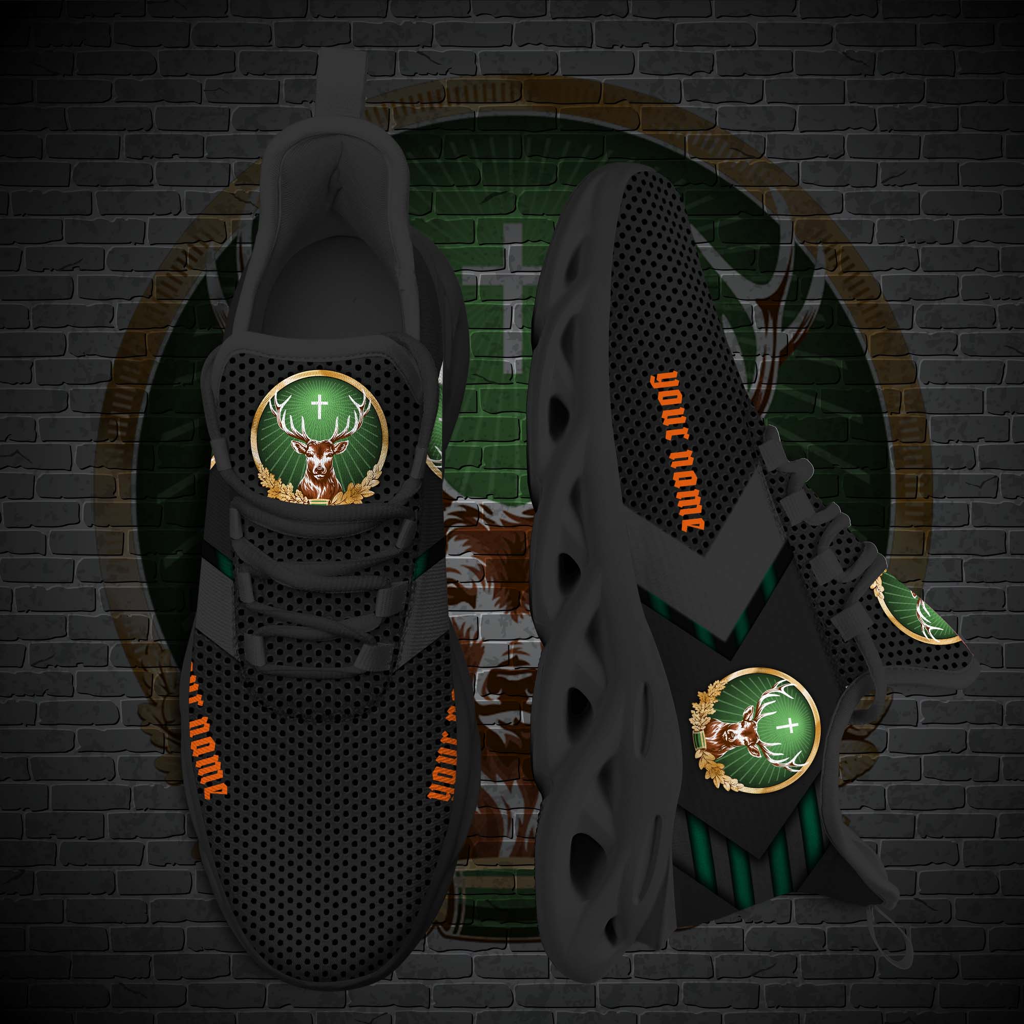 Personalized Jagermeister Custom Clunky Max Soul Shoes Personalized Jagermeister Custom Clunky Max Soul Shoes