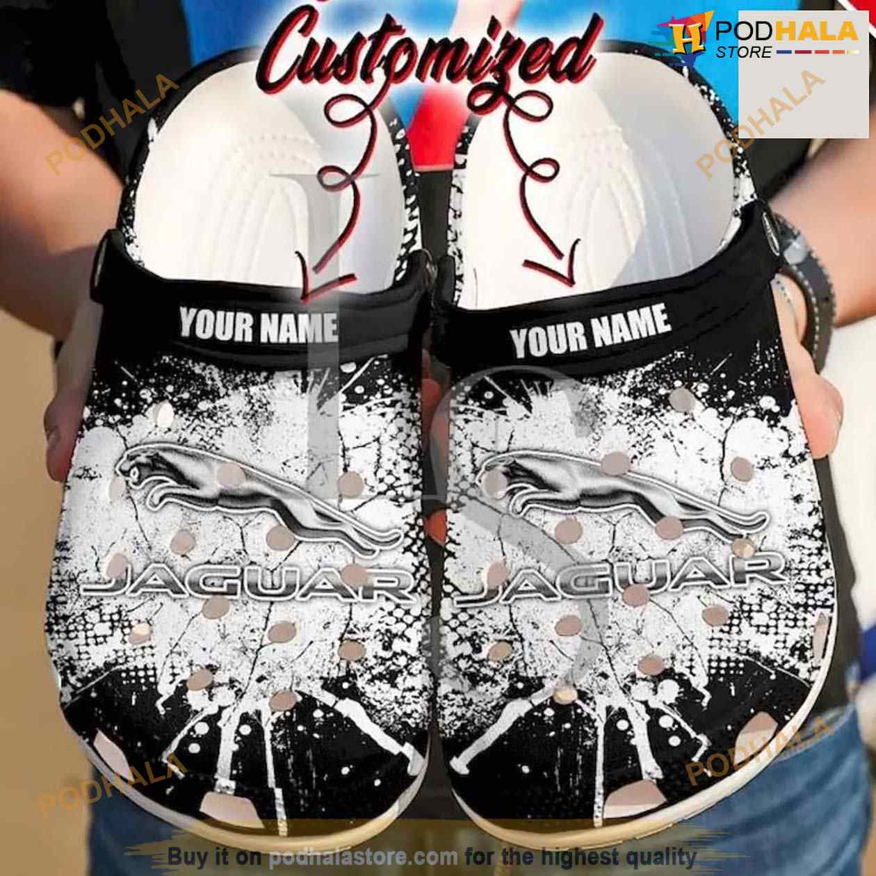 Personalized Jaguar Crocs Clog Shoes Personalized Jaguar Crocs Clog Shoes