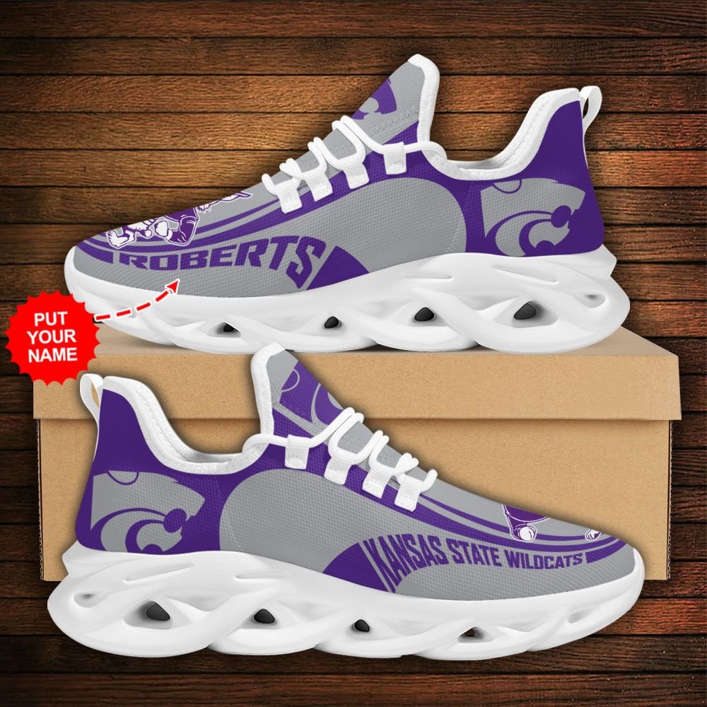 Personalized Kansas State Wildcats Clunky Max Soul Shoes Personalized Kansas State Wildcats Clunky Max Soul Shoes