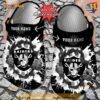 Personalized Las Vegas Raiders Hands Ripping Light Crocs Clog Shoes