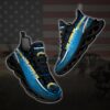 Personalized Los Angeles Chargers Football Team Max Soul Clunky Sneaker