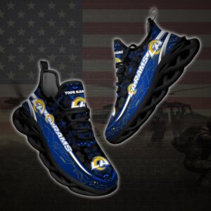 Personalized Los Angeles Rams Football Team Max Soul Clunky Sneaker