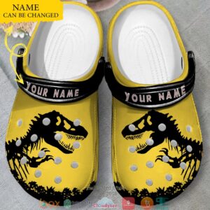 Personalized Love Dinosaur Crocband Shoes