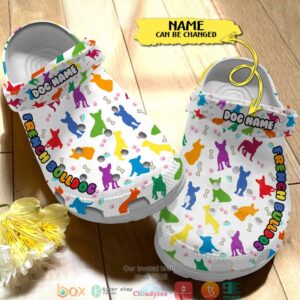 Personalized Love French Bulldog Color Crocband Shoes