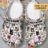 Personalized Love French Bulldog Face Crocband Shoes