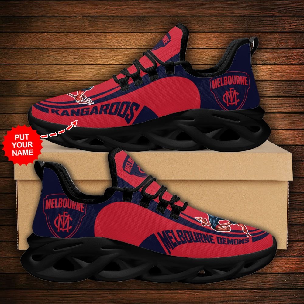 Personalized Melbourne Demons Clunky Max Soul Shoes Personalized Melbourne Demons Clunky Max Soul Shoes