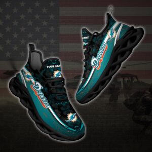 Personalized Miami Dolphins Football Team Max Soul Clunky Sneaker