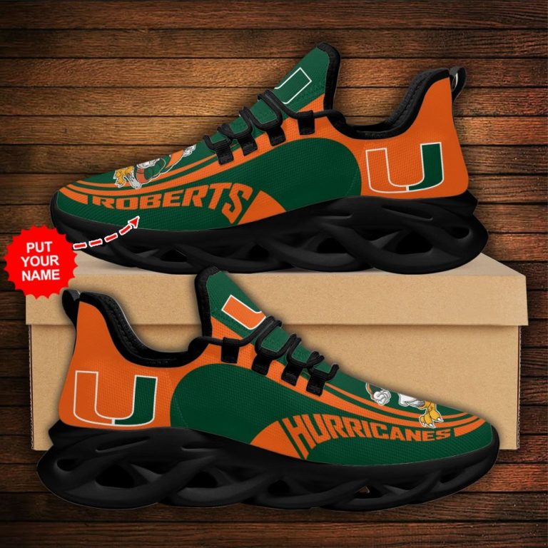 Personalized-Miami-Hurricanes-Clunky-Max-Soul-Shoes-1