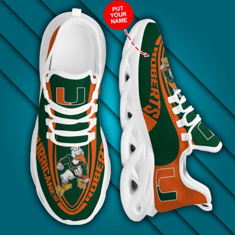 Personalized-Miami-Hurricanes-Clunky-Max-Soul-Shoes-2