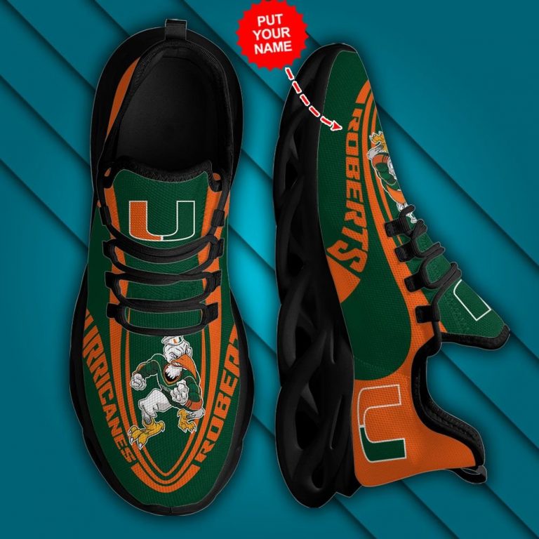 Personalized-Miami-Hurricanes-Clunky-Max-Soul-Shoes-3