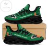 Personalized Miami Hurricanes Ncaa Saint Patrick S Day Shamrock Custom Name Clunky Max Soul Shoes Sneakers For Mens Womens
