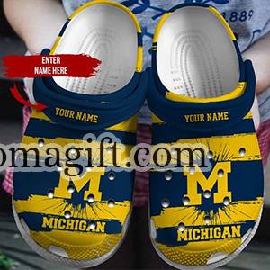 [Personalized] Michigan Wolverines Crocs Gift