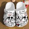 Personalized Mickey Mouse Movie Character Cartoon Crocs Clogs Crocband Shoes