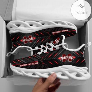 Personalized Mississippi State Bulldogs Football Team Clunky Sneakers Max Soul Shoes