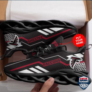 Personalized Name Atlanta Falcons Max Soul Clunky Sneaker