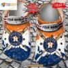 Personalized Name Baseball Crocs Hastros Watercolor New Clog Shoes