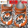 Personalized Name Crypto Crocs Xmr Coin Ripped Through Clog Shoes