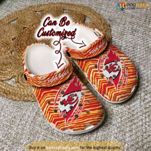 Personalized Name KC Chiefs Crocs