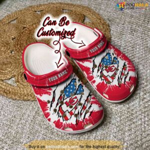 Personalized Name Kansas City Chiefs Crocs