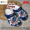 Personalized Name Lightning Crocs Tb Lightning Hockey Ripped American Flag Clog Shoes