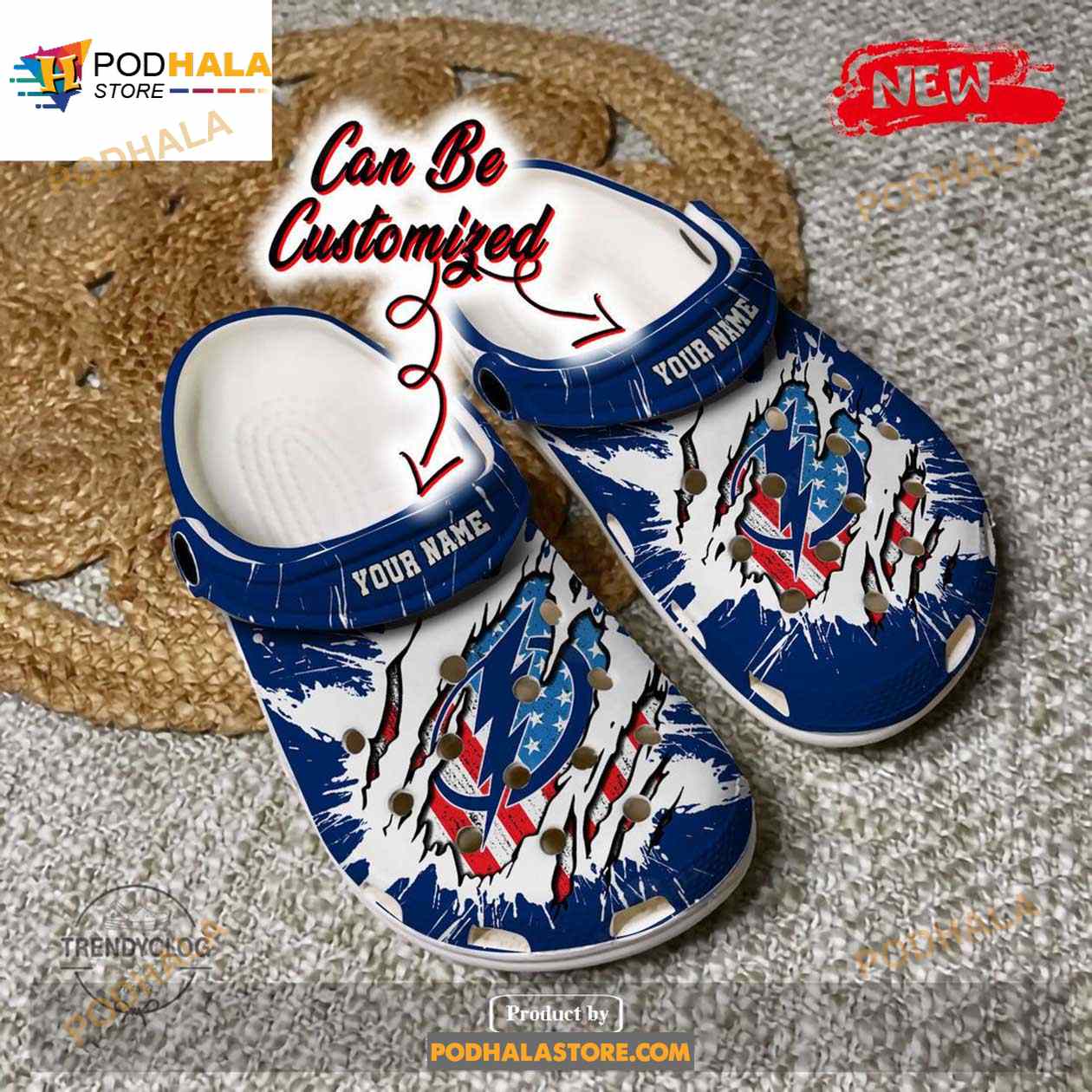 Personalized Name Lightning Crocs Tb Lightning Hockey Ripped American Flag Clog Shoes Personalized Name Lightning Crocs Tb Lightning Hockey Ripped American Flag Clog Shoes