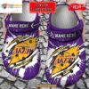 Personalized Name Logo Basketball Team Ripped Claw Crocs Clog Shoes