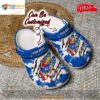 Personalized Name Sport Crocs Kjayhawks University Ripped American Flag Clog Shoes