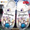 Personalized Name White Bowling Strike Crocs Classic Clog Shoes