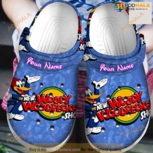 Personalized Name Woody Woodpecker Crocs Clog Shoes Crocs Classic