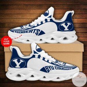 Personalized Ncaa Byu Cougars Sneaker Max Soul Shoes