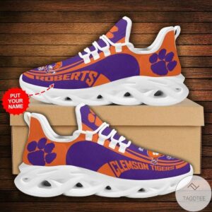 Personalized Ncaa Clemson Tigers Sneaker Max Soul Shoes