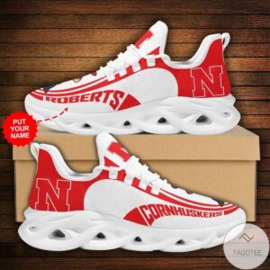 Personalized Ncaa Nebraska Cornhuskers Sneaker Max Soul Shoes