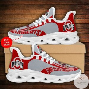 Personalized Ncaa Ohio State Buckeyes Sneaker Max Soul Shoes