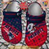 Personalized New England Patriots Polka Dots Colors Crocs Clog Shoes