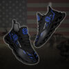 Personalized New Holland Tractor Custom Black Clunky Max Soul Shoes