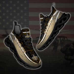 Personalized New Orleans Saints Football Team Max Soul Clunky Sneaker