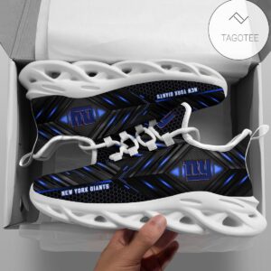 Personalized New York Giants Football Team Clunky Sneakers Max Soul Shoes