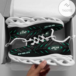 Personalized New York Jets Football Team Clunky Sneakers Max Soul Shoes
