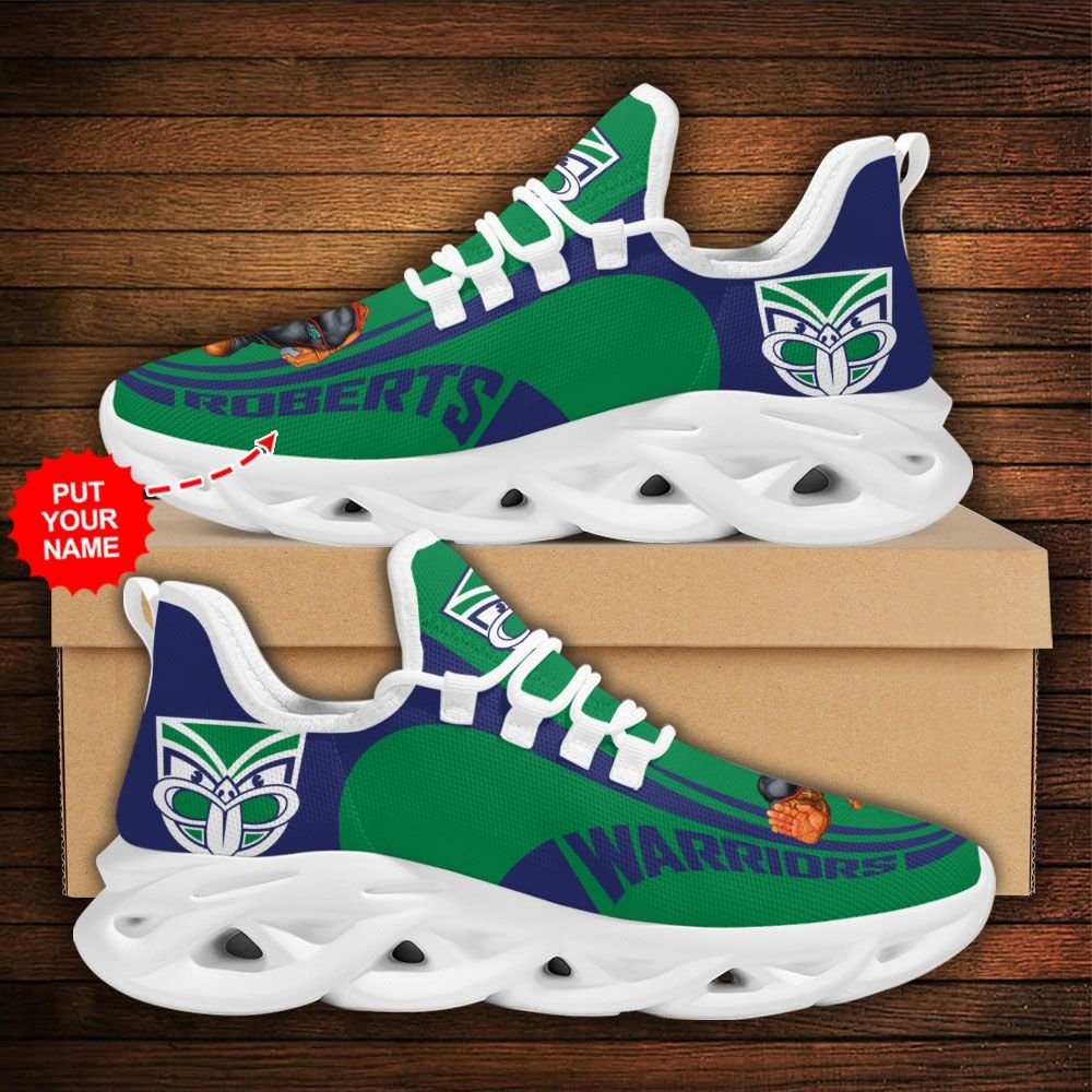 Personalized New Zealand Warriors Clunky Max Soul Shoes Personalized New Zealand Warriors Clunky Max Soul Shoes