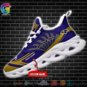 Personalized Nfl Baltimore Ravens Custom Clunky Max Soul Shoes