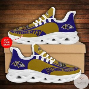 Personalized Nfl Baltimore Ravens Sneaker Max Soul Shoes