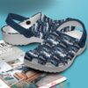 Personalized Nfl Dallas Cowboys Aegean Blue Crocs Band Shoes