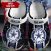 Personalized Nfl Dallas Cowboys Black Navy Crocs Band Shoes