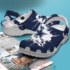 Personalized Nfl Dallas Cowboys Navy Star White Crocs Band Shoes