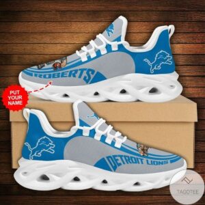 Personalized Nfl Detroit Lions Sneaker Max Soul Shoes