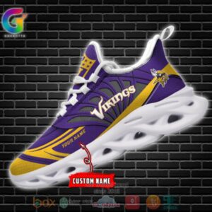 Personalized Nfl Minnesota Vikings Custom Clunky Max Soul Shoes