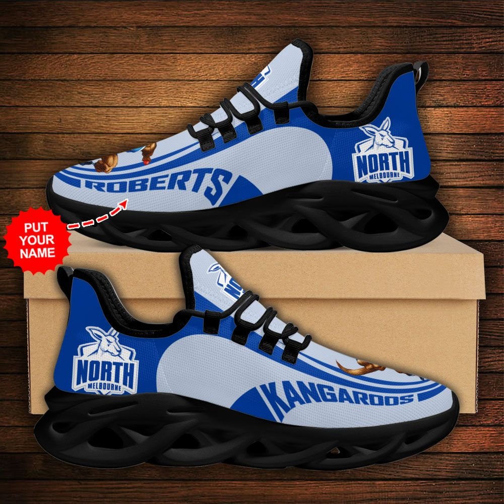 Personalized North Melbourne Kangaroos Clunky Max Soul Shoes Personalized North Melbourne Kangaroos Clunky Max Soul Shoes