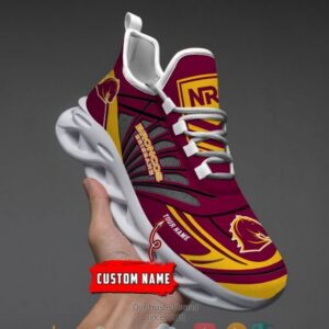 Personalized Nrl Brisbane Broncos Max Soul Sneakers