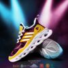 Personalized Nrl Brisbane Broncos Pink Camo Max Soul Sneakers