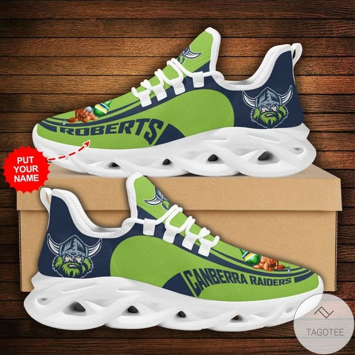 Personalized Nrl Canberra Raiders Max Soul Sneaker Personalized Nrl Canberra Raiders Max Soul Sneaker